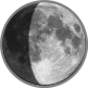 Lune 01/01/2024 34% France